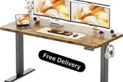140 x 60 cm Standing Desk, Electric Height Adjusta