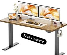 140 x 60 cm Standing Desk, Electric Height Adjusta