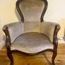 Antique Victorian Ladies Armchair Image 7