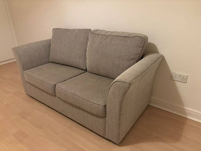 2-in-1 Fabric Sofa Bed, Like New / Unused