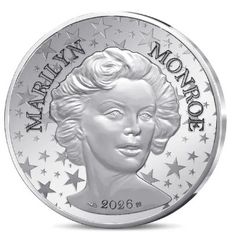 France 10 Euro Silver (.333) Uncirculated Coin 2026 - Marilyn Monroe