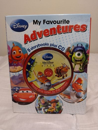 Disney My Favourite Adventures, 5 read along hardback storybooks and cd set