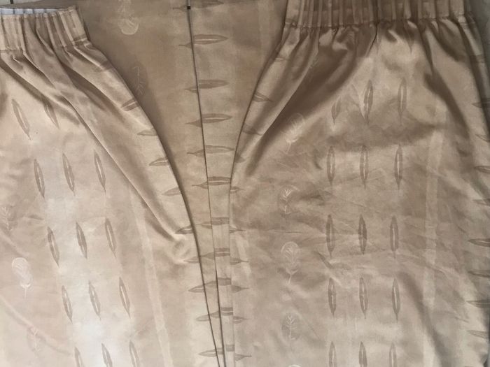 Pair of Curtains, 90 x 90, Pencil Pleat Tape Top