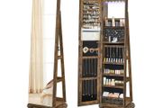 Frameless Rotatable Jewellery Cabinet Mirror