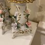 Vintage petite pair of  candle  stick holders Image 2