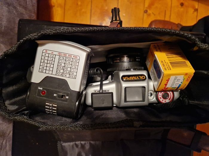Vintage 1980 Olympia Big Royale View 35mm Film Camera with all accessories