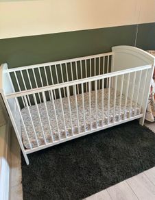 white baby elegance cot bed