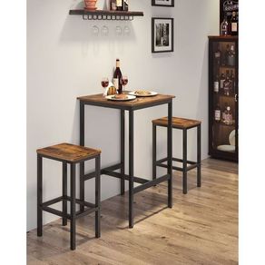 1 x Bar Dining Table 2 x Bar Stool
