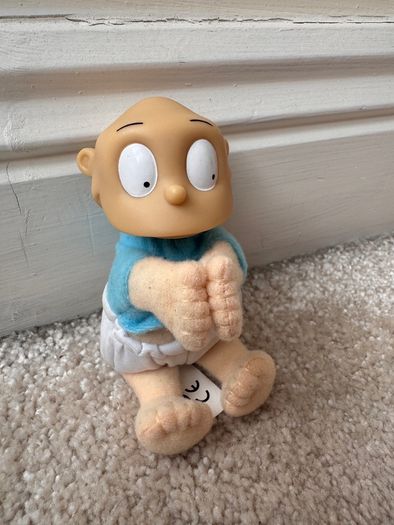 Burger King 1998 Rugrats Tommy Pickles Hugging clip on Plush approx. 4" Used Please see photos