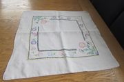 Vintage Embroidered Cushion for Sale