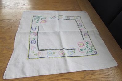 Vintage Embroidered Cushion for Sale
