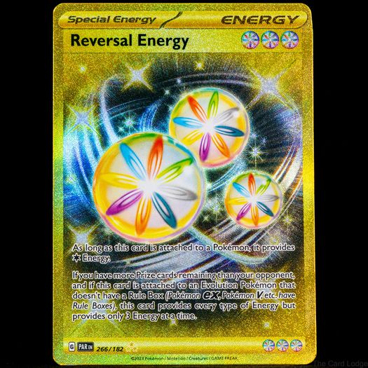 Reversal Energy 266/182 Gold Secret Rare Holo S&V Paradox Rift Pokemon Card