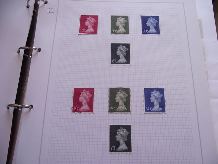 A valuable comprehensive collection of Elizabeth II stamps, hinged in the album (1952-2000)