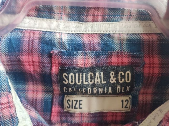 SoulCal & Co Western Plaid Shirt UK 12