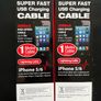 Iphone 5/6 charging cable Image 2