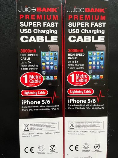 Iphone 5/6 charging cable