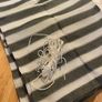 Balcony Safety & Privacy Cover . Striped Fabric with Grommets and Cord Image 7