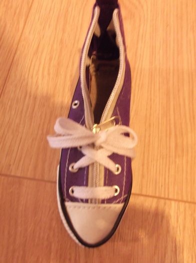 Purple Converse Shoe Purse