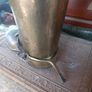 Brass tall cowboy boot umbrella stand, D18 Image 4