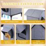 Outdoor Cat House Waterproof, Oxford Cloth Elevated Cat Shelter, Feral Cat Shelter, Insulated Pet Tent for Multiple Cats & Dogs, 18x13x15in (Standard Model) Image 4