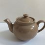 Stylish Small Teapot by Dudson Vitrified Stoneware, Hanley, England, Holds 300 ml, Half a Pint, A Lovely Utility Ware Piece Image 2