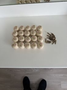 Cream knobs
