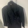 Navy Military French Connection Coat Image 4