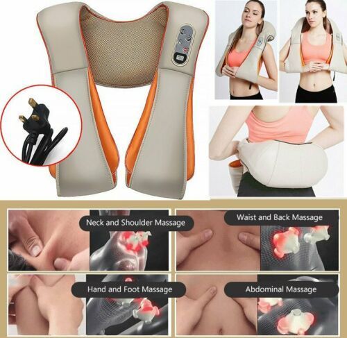 Electric Neck Shoulder Massager Belt Back Leg Arm Cervical Massage Shawl Machine