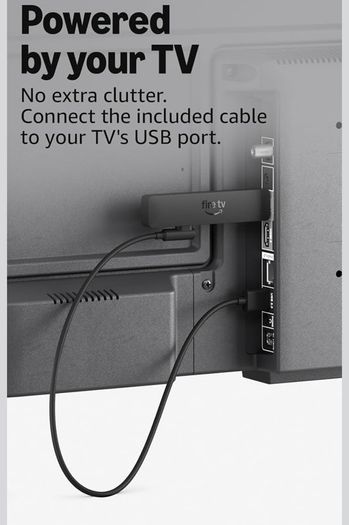 Amazon Fire TV Stick HD (newest gen), free & live TV, Alexa Voice Remote, powered by the TV, effortless setup