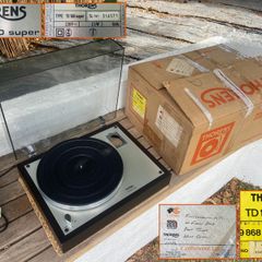 Thorens TD160 Super Turntable, Time Capsule Mint Condition, Serviced, Ultra Rare Original Box and Packaging