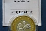 Serbia euro 2004 Essai Trial Pattern Specimen with certificate