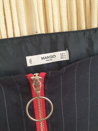 Mango Pinafore Dress Size Large