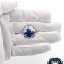 Vintage Delft 835 Silver & Hand Painted Ceramic Brooch Image 8