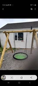 Commercial quality basket swing