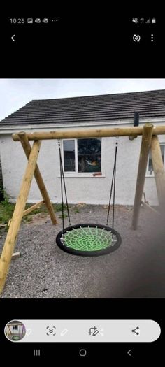 Commercial quality basket swing