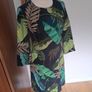 Stunning Heavy Cotton Dress by Oui Size 12 Image 2