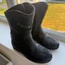 Ladies Motor Bike Boots Size 5 Image 2