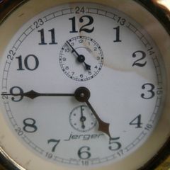 Vintage 1940's Jerger Wecker Alt Jerger Wecker, Messing, Vintage Germany, works