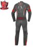 FREE SHIPPING - Shua Infinity 1PC Motorcycle Premium Leather Racing Suit (Black/Red) Image 2