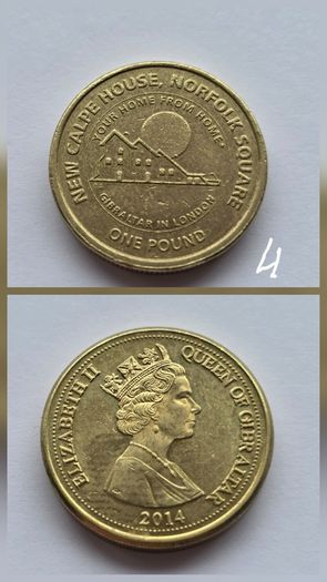 Gibraltar one Pound See Description 6 Different Coins