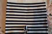 black and white shorts