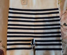 black and white shorts