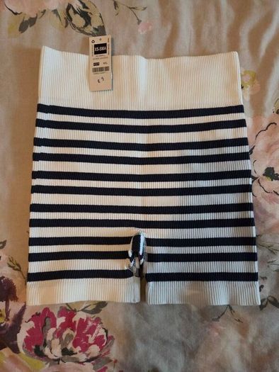 black and white shorts