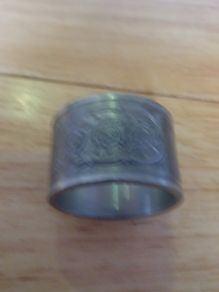 Vintage Ornate Napkin Ring