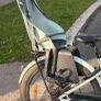Urban Iki rear child bike seat Icho Green + Bincho Black Image 2