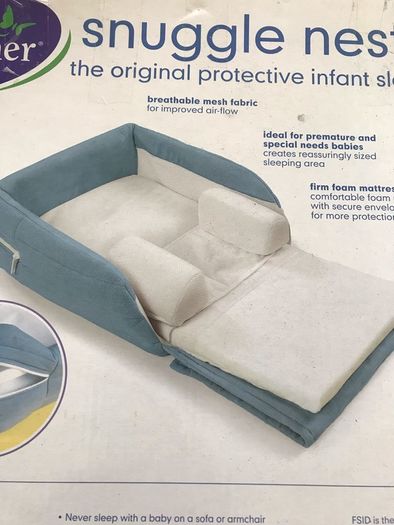Snuggle nest infant sleeper