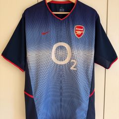 Vintage Arsenal 02/04 Away & Third Kit (Blue "O2") Invincibles Era