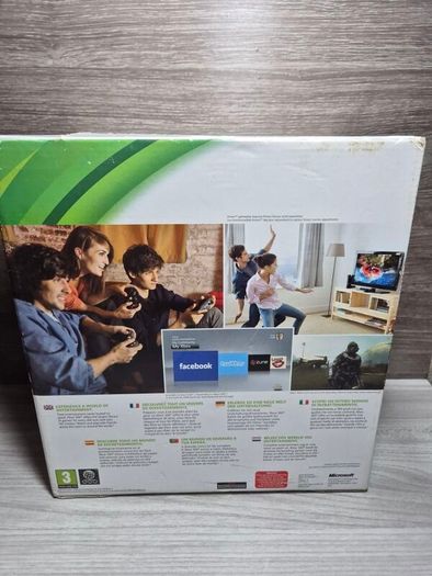 Boxed Xbox 360 Slim 250GB Console Bundle - Official Wireless Controller 4 Games