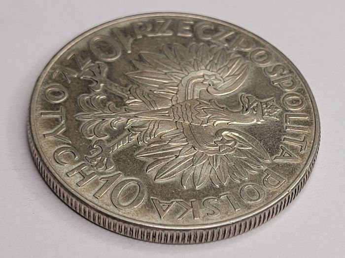 Asking price 870 euro. Poland 10 zlotych 1933, Traugutt, mint