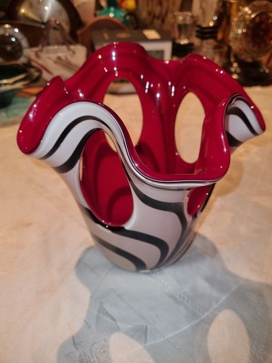 Newgrange Living Red Zebra Vase
